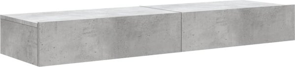 VidaXL TV skříňka s LED osvětlením 60 x 35 cm [842887] Barva: Černý dub
