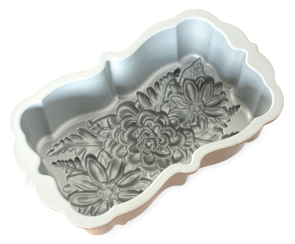 Forma na chlebíček Luční Květy karamelová 1,4 l, NORDIC WARE 93148