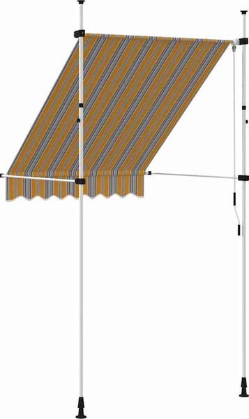 VidaXL Manuální zatahovací markýza 150 x 115 x 300 cm [145835] Barva: krémová