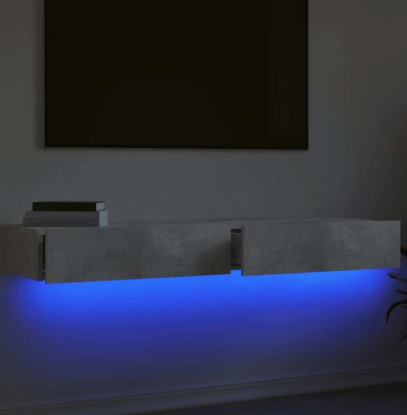VidaXL TV skříňka s LED osvětlením 60 x 35 cm [842887] Barva: Černý dub