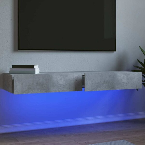 VidaXL TV skříňka s LED osvětlením 60 x 35 cm [842887] Barva: Černý dub