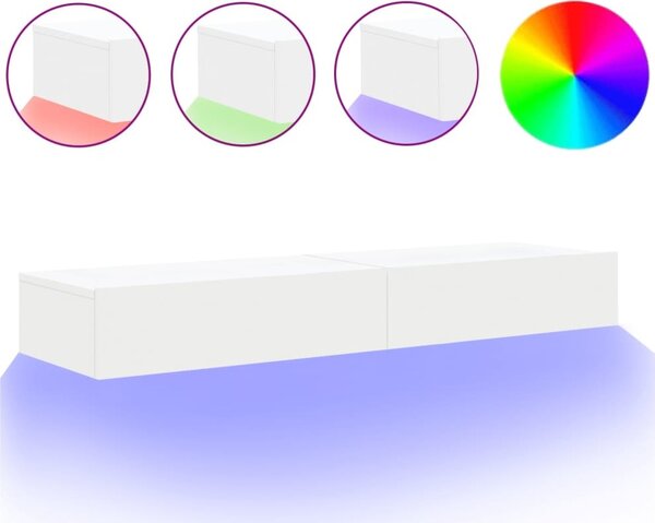 VidaXL TV skříňka s LED osvětlením 60 x 35 cm [842887] Barva: Černý dub