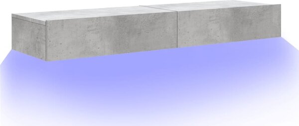 VidaXL TV skříňka s LED osvětlením 60 x 35 cm [842887] Barva: Černý dub