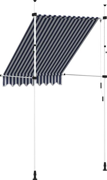 VidaXL Manuální zatahovací markýza 150 x 115 x 300 cm [145835] Barva: krémová
