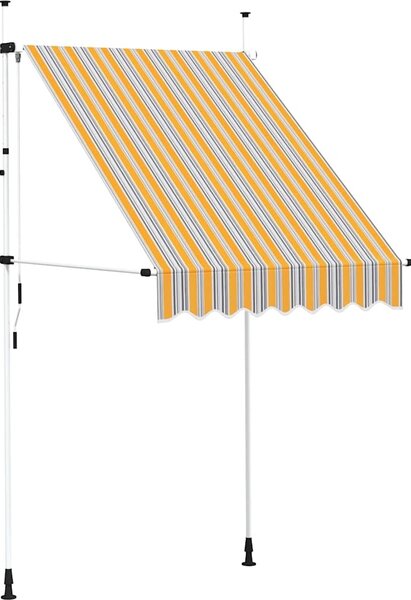 VidaXL Manuální zatahovací markýza 150 x 115 x 300 cm [145835] Barva: krémová