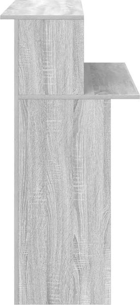 VidaXL Recepční stůl 100x50x103,5 cm, konstrukční dřevo [859029] Barva: Betonová šedá