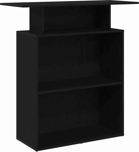 VidaXL Recepční stůl 100 x 40 x 104 cm, imitace dřeva [859055] Barva: Černá