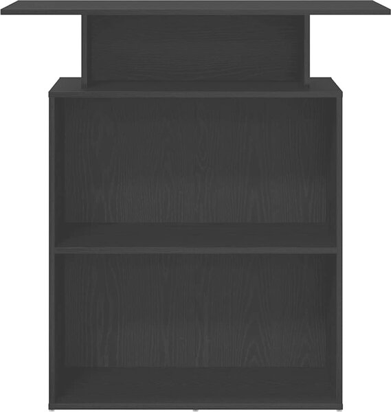 VidaXL Recepční stůl 100 x 40 x 104 cm, imitace dřeva [859055] Barva: Černá