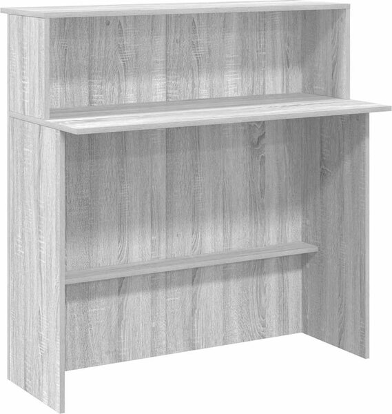 VidaXL Recepční stůl 100x50x103,5 cm, konstrukční dřevo [859029] Barva: Betonová šedá