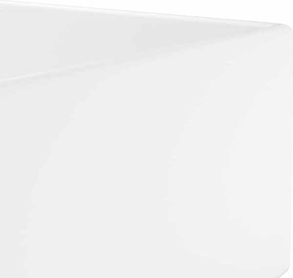 VidaXL Umyvadlo s přepadem 49 x 25 x 15 cm keramika [143492] Barva: Tmavě šedá