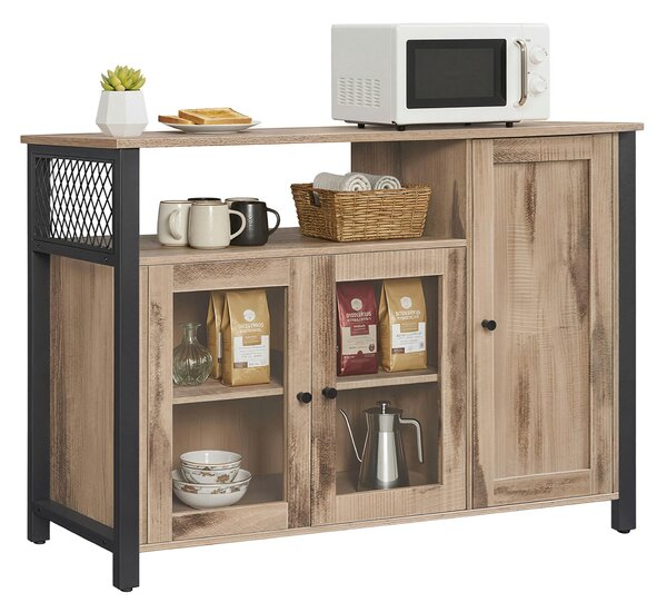 SKŘÍŇ NA NÁDOBÍ, hnědá, černá, 110/75/33 cm Boxxx - Online Only komody, Online Only