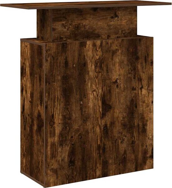 VidaXL Recepční stůl 100 x 40 x 104 cm, imitace dřeva [859055] Barva: Černá