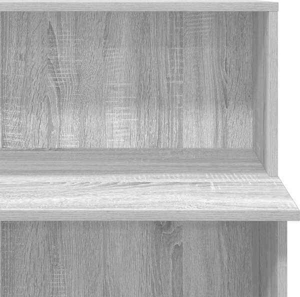 VidaXL Recepční stůl 100x50x103,5 cm, konstrukční dřevo [859029] Barva: Betonová šedá