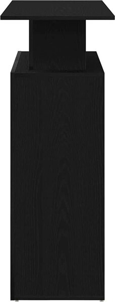 VidaXL Recepční stůl 100 x 40 x 104 cm, imitace dřeva [859055] Barva: Černá