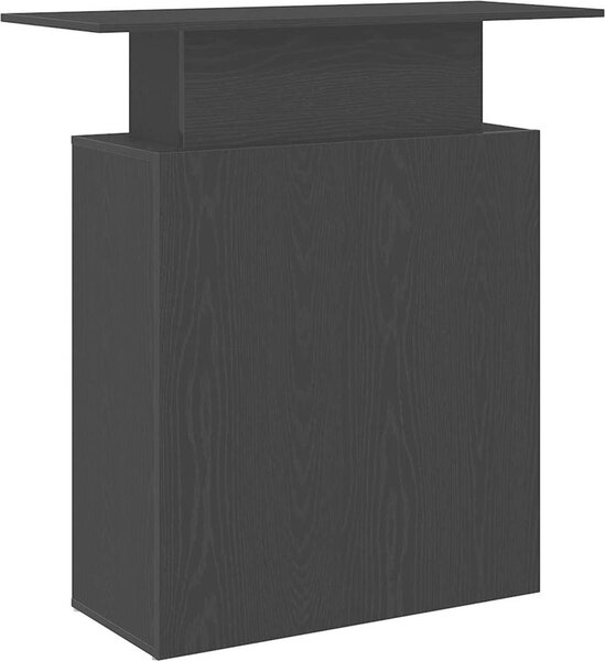 VidaXL Recepční stůl 100 x 40 x 104 cm, imitace dřeva [859055] Barva: Černá
