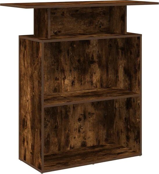 VidaXL Recepční stůl 100 x 40 x 104 cm, imitace dřeva [859055] Barva: Černá