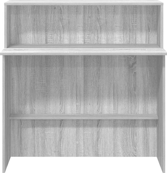 VidaXL Recepční stůl 100x50x103,5 cm, konstrukční dřevo [859029] Barva: Betonová šedá