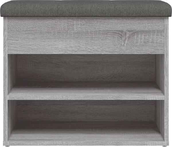 VidaXL Lavice s botníkem 62x32x50 cm Engineered Wood [835097] Barva: dub artisan