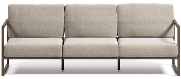Kave Home Béžovo-hnědá zahradní pohovka Comova 225 cm