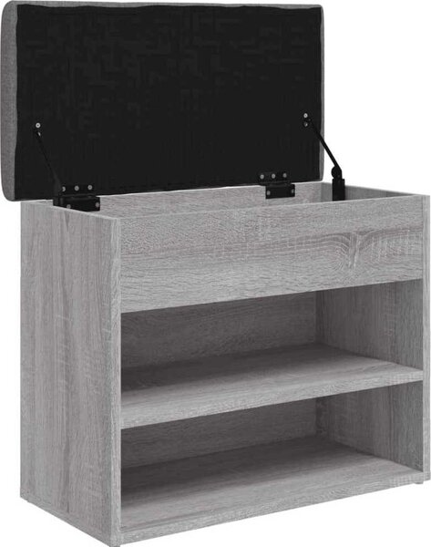VidaXL Lavice s botníkem 62x32x50 cm Engineered Wood [835097] Barva: dub artisan