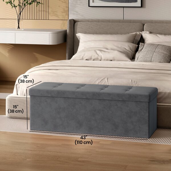 SEDACÍ BOX, textil, kompozitní dřevo, 110/38/38 cm Boxxx - Taburety, Online Only