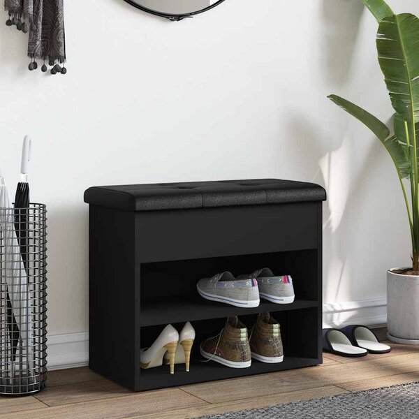 VidaXL Lavice s botníkem 62x32x50 cm Engineered Wood [835097] Barva: dub artisan