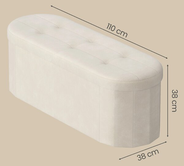 SEDACÍ BOX, textil, kompozitní dřevo, 110/38/38 cm Boxxx - Taburety, Online Only