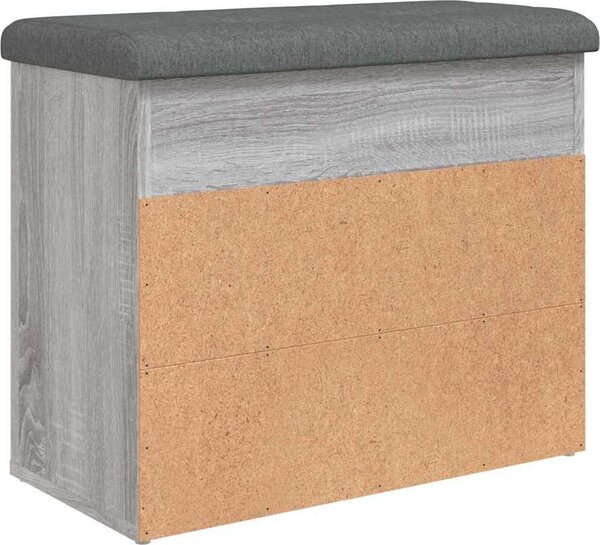 VidaXL Lavice s botníkem 62x32x50 cm Engineered Wood [835097] Barva: dub artisan