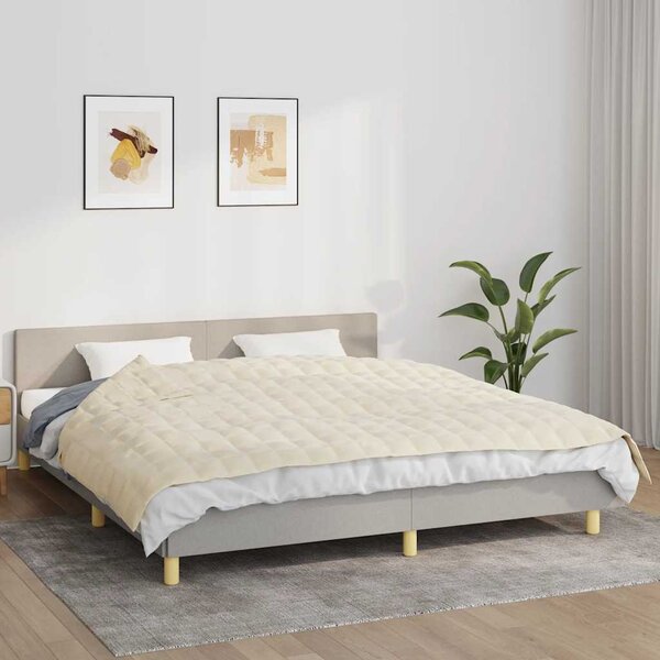 VidaXL Zátěžová deka 155 x 220 cm 11 kg 100% Bavlna 205T [350813] Barva: Šedá