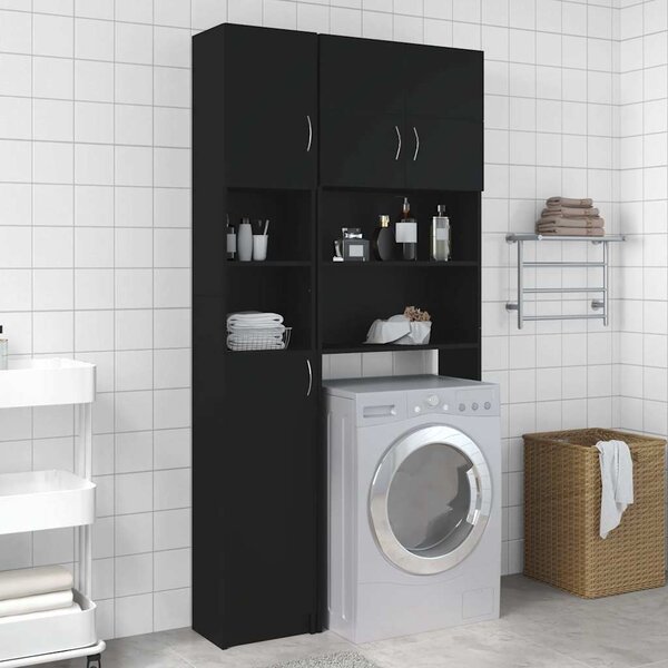 VidaXL Koupelnová skříňka 32x25,5x190 cm Dřevěná konstrukce [802877] Barva: dub sonoma