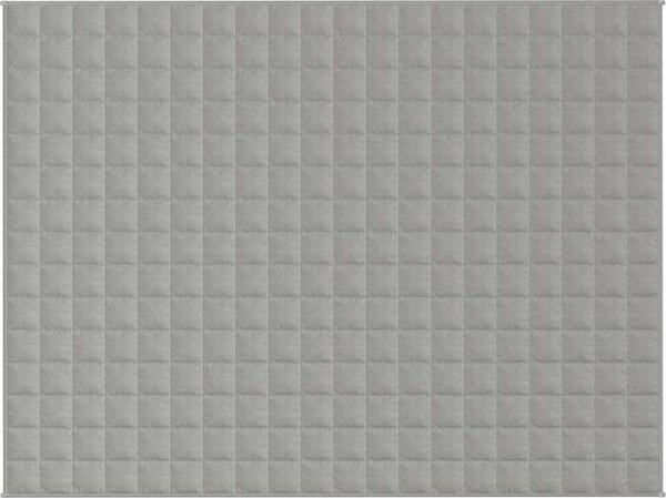 VidaXL Zátěžová deka 150 x 200 cm 7 kg 100% Bavlna 205T [350720] Barva: Šedá