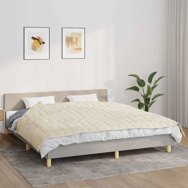 VidaXL Zátěžová deka 155 x 220 cm 7 kg 100% Bavlna 205T [350776] Barva: Modrá