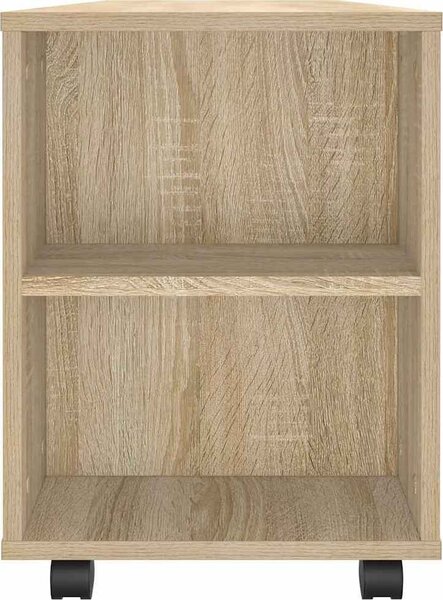 VidaXL TV skříňka na kolečkách 102 x 34,5 x 43 cm kompozit [833747] Barva: Bílá