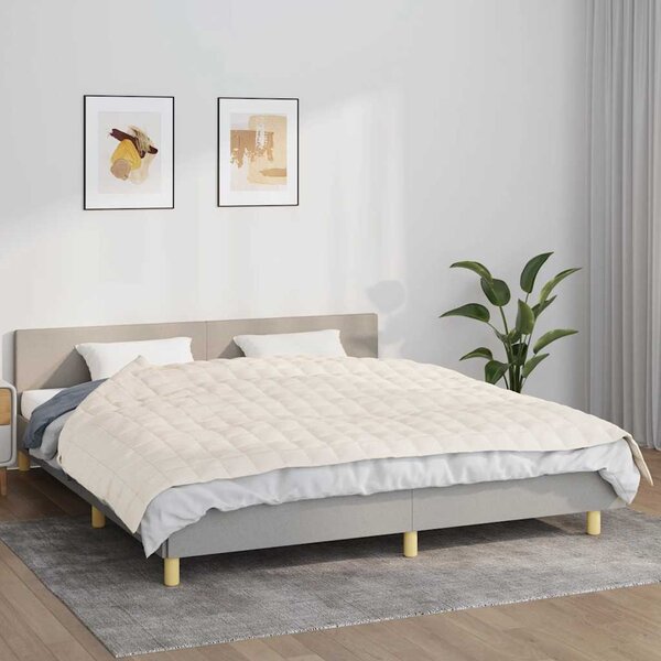 VidaXL Zátěžová deka 155 x 220 cm 7 kg 100% Bavlna 205T [350722] Barva: Šedá