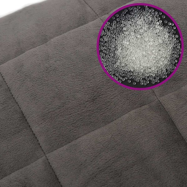 VidaXL Zátěžová deka 7 kg 100% Bavlna 205T [350774] Barva: krémová, Velikost: 150 x 200 cm