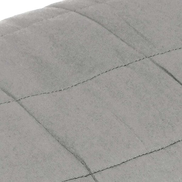 VidaXL Zátěžová deka 155 x 220 cm 7 kg 100% Bavlna 205T [350722] Barva: Šedá
