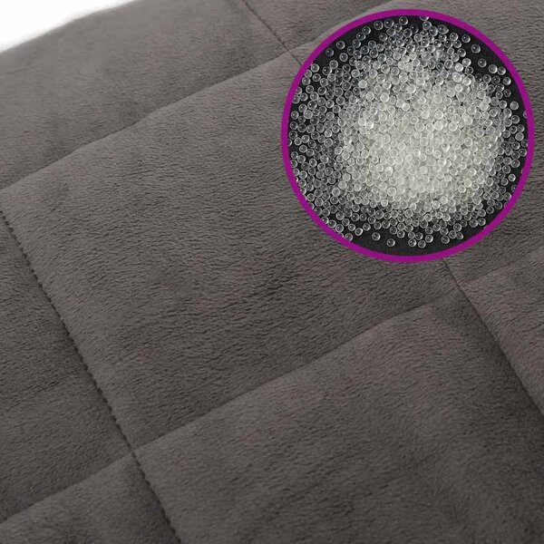 VidaXL Zátěžová deka 155 x 220 cm 7 kg 100% Bavlna 205T [350776] Barva: Modrá