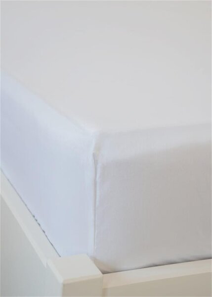 Bavlissimo Bavlněné prostěradlo 180 x 200 cm coulour and size: Bílá
