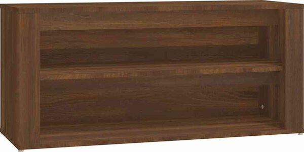 VidaXL Botník 100 x 35 x 45 cm, konstrukční dřevo [816911] Barva: Bílá