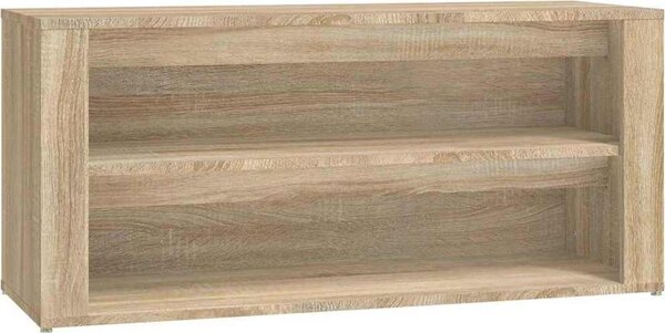 VidaXL Botník 100 x 35 x 45 cm, konstrukční dřevo [816911] Barva: Bílá