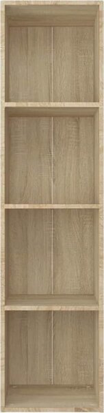 VidaXL Knihovna / TV skříňka 36x30x143 cm kompozit [800147] Barva: Černý dub