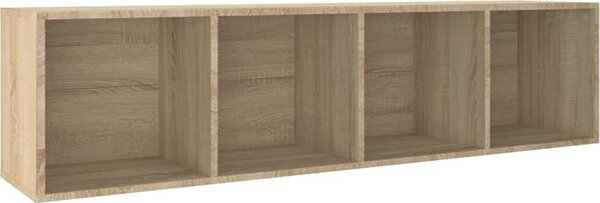 VidaXL Knihovna / TV skříňka 36x30x143 cm kompozit [800147] Barva: Černý dub