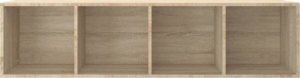 VidaXL Knihovna / TV skříňka 36x30x143 cm kompozit [800147] Barva: Černý dub