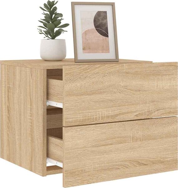 VidaXL Noční skříňka 50 x 39 x 41 cm Kompozitní dřevo [836816] Barva: dub sonoma