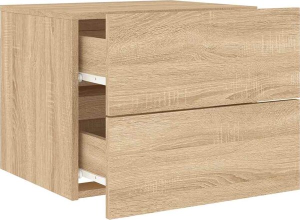 VidaXL Noční skříňka 50 x 39 x 41 cm Kompozitní dřevo [836816] Barva: dub sonoma