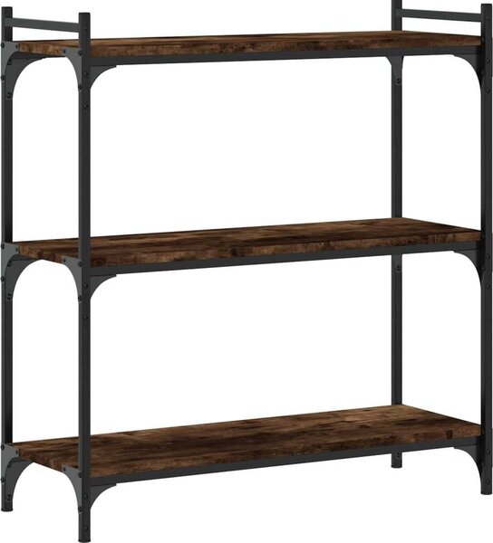 VidaXL Knihovna se 3 policemi 80 x 30 x 86 cm kompozitní dřevo [837668] Barva: šedá sonoma
