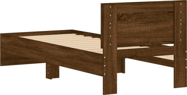 VidaXL Rám postele s čelem 75 x 190 cm Kompozitní dřevo [838664] Barva: dub sonoma