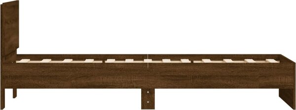 VidaXL Rám postele s čelem 75 x 190 cm Kompozitní dřevo [838664] Barva: dub sonoma