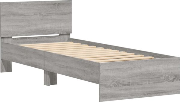 VidaXL Rám postele s čelem 75 x 190 cm Kompozitní dřevo [838664] Barva: dub sonoma