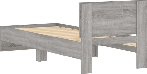 VidaXL Rám postele s čelem 75 x 190 cm Kompozitní dřevo [838664] Barva: dub sonoma
